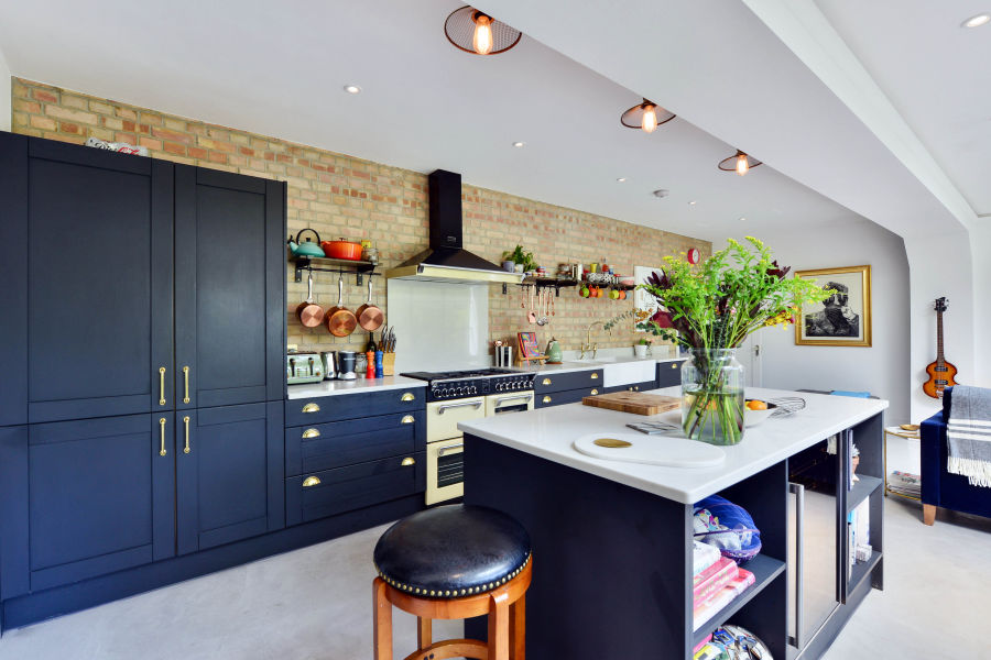 industrial-chic kitchen