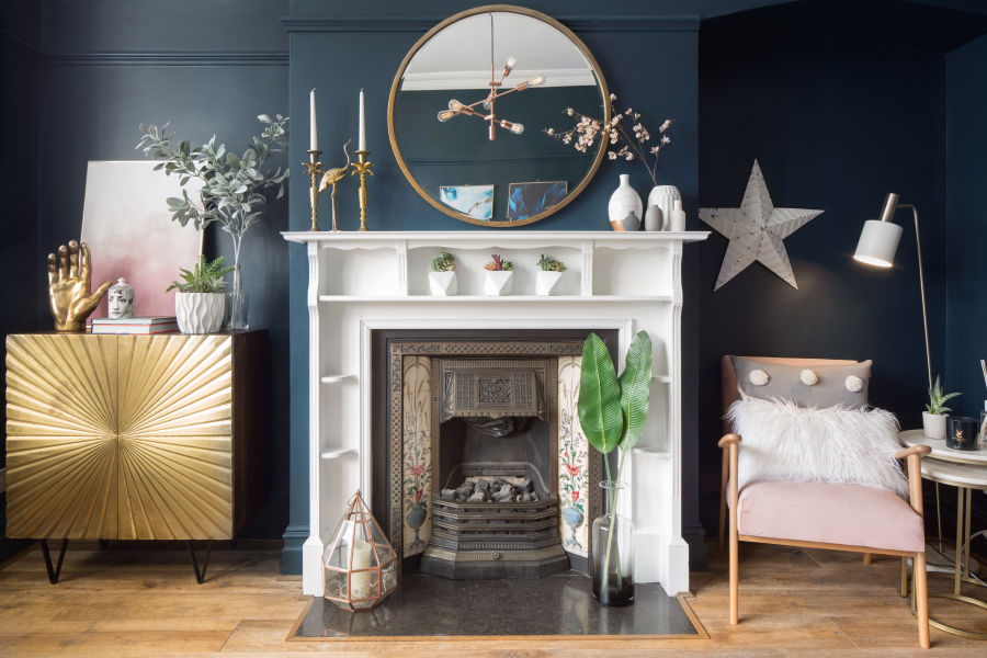 Edwardian replica fire surround 